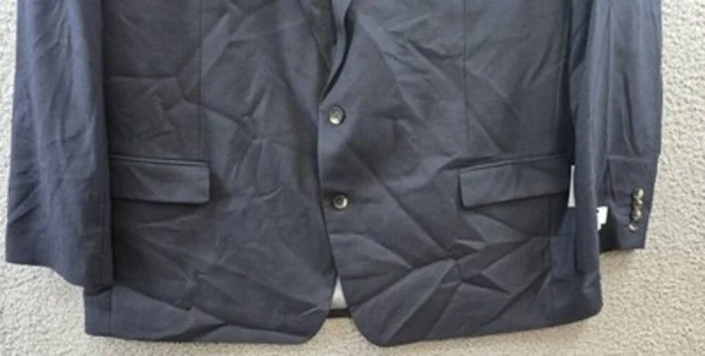 Haggar JMH Big & Tall Classic Fit Suit Separates Jacket Men's 56 Long Dark Navy